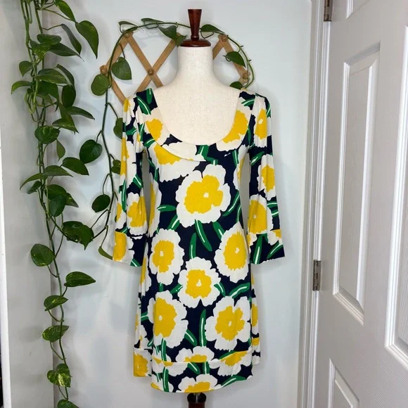 DIANE VON FURSTENBERG Stella Silk Floral Dress - Picture 2 of 7